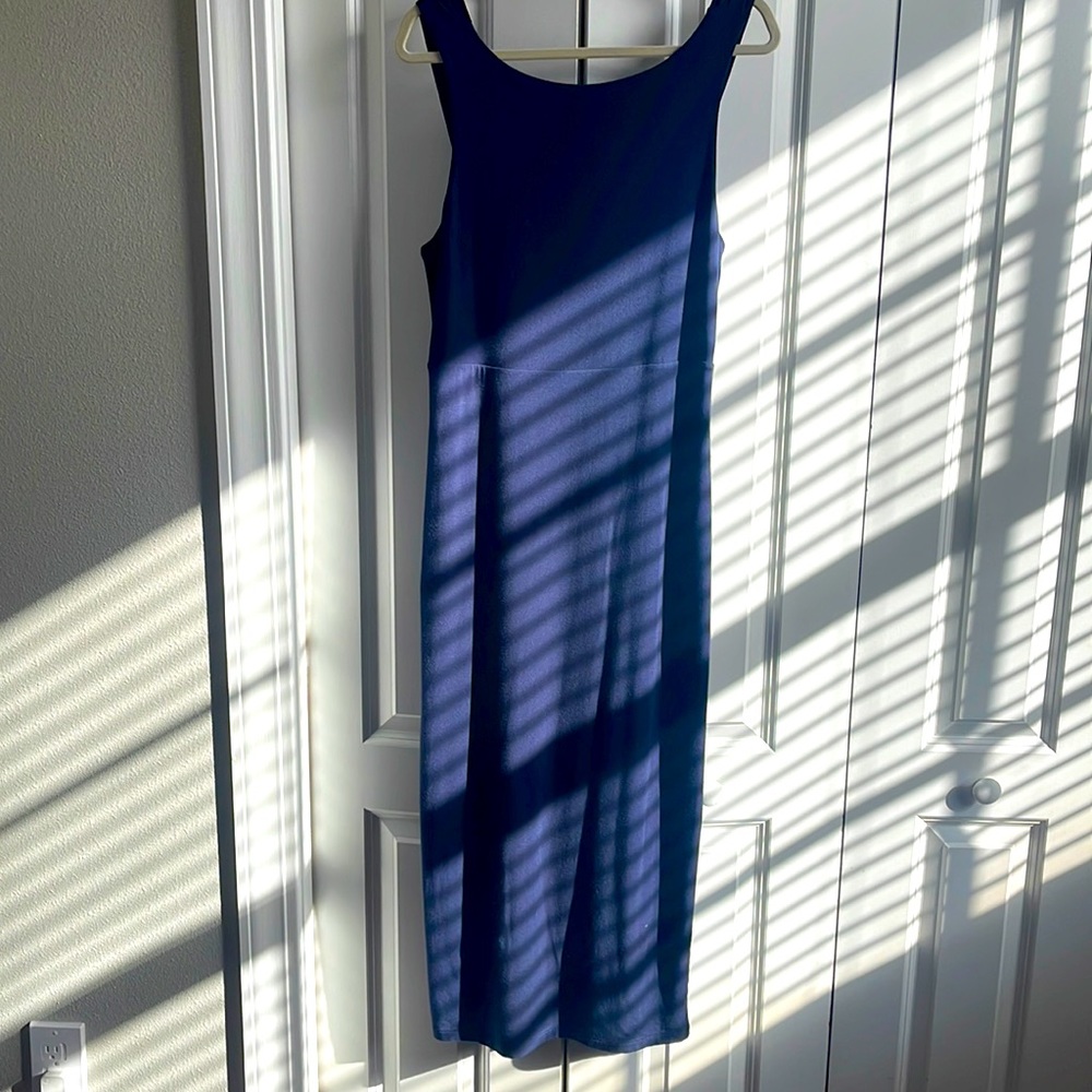 Athleta szM Tall modal and spandex navy dress